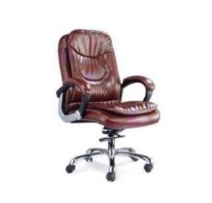 M105 Brown Leatherette Chair